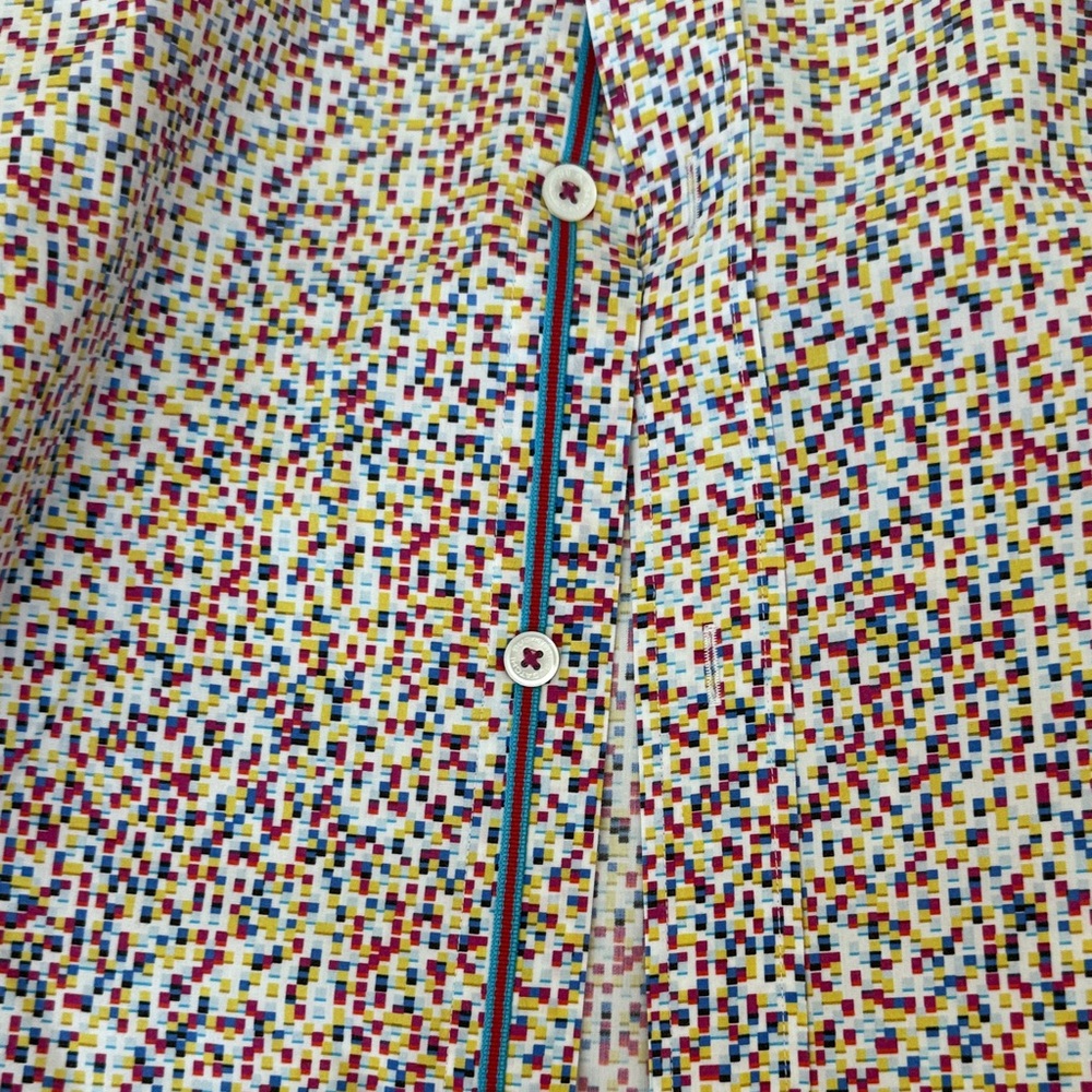 Bugatchi Multicolor Button-Up Shirt - image 2
